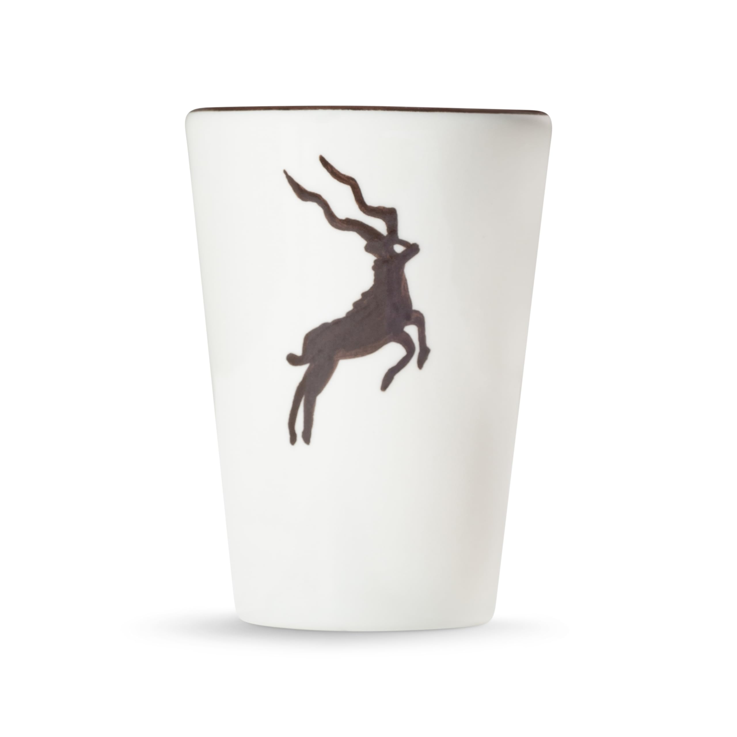 gmundner-keramik-brauner-kudu-trinkbecher-h-11-cm-handgemacht-in-sterreich image 2