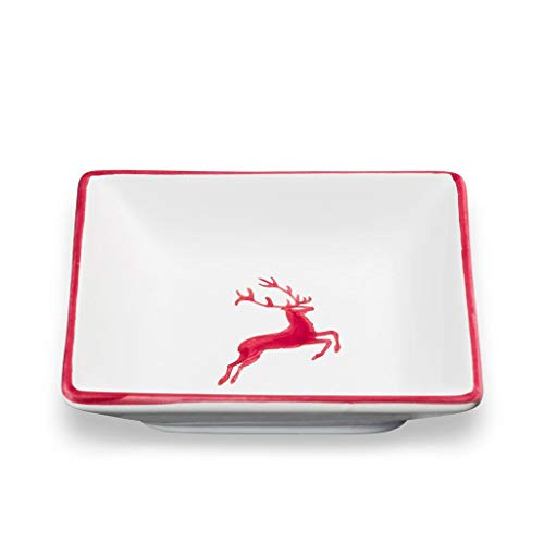 gmundner-keramik-snackschale-bordeauxroter-hirsch-11-x-11-cm-handgemacht-in-ster image 3