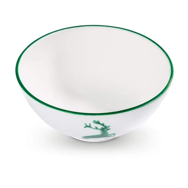 gmundner-keramik-sch-ssel-17-cm-gr-ner-hirsch image 1