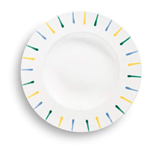 gmundner-keramik-pastateller-gourmet-29-cm-buntgeflammt-handgemacht-in-sterreich image 5