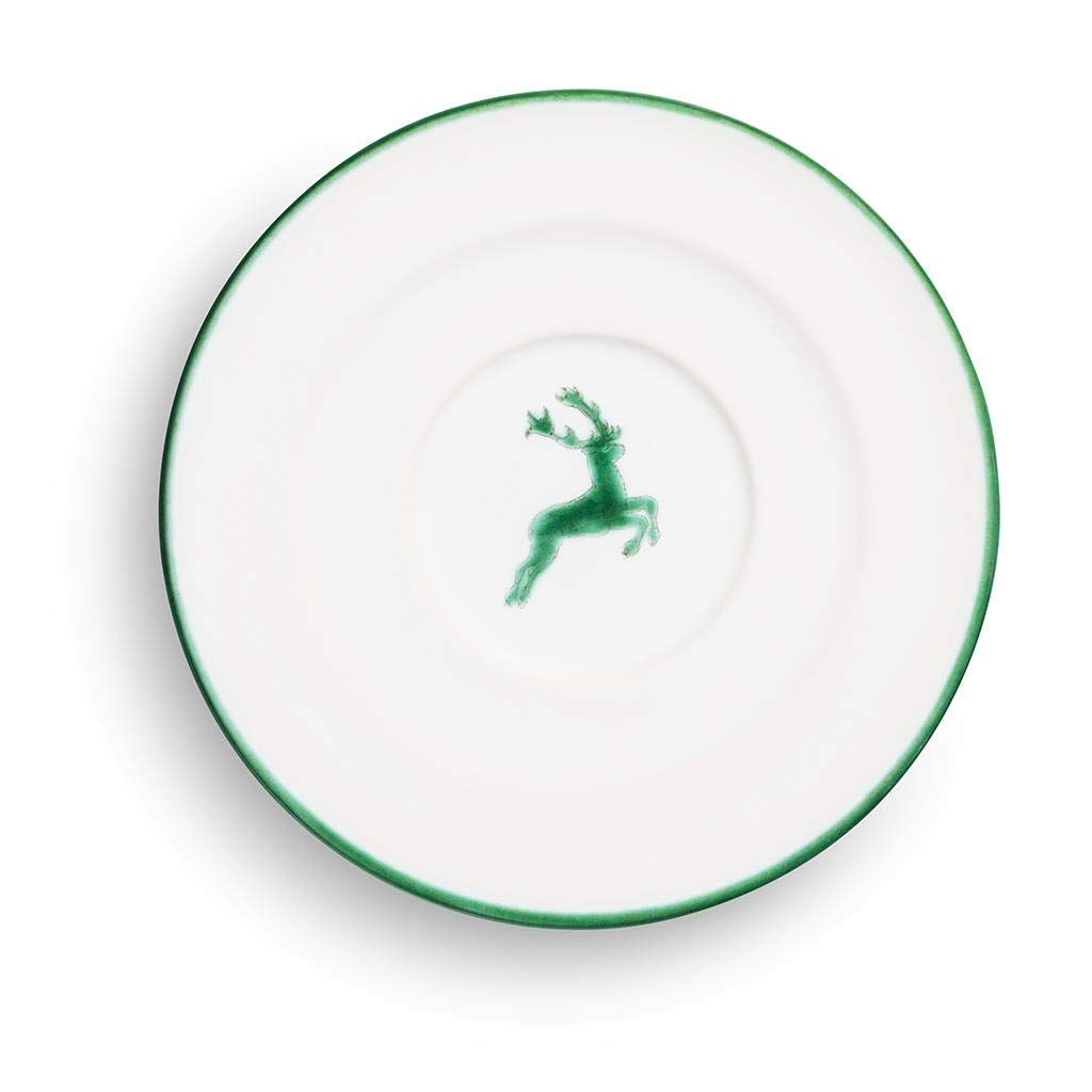gmundner-keramik-unterteller-cappuccino-gourmet-14-cm-gr-ner-hirsch image 2