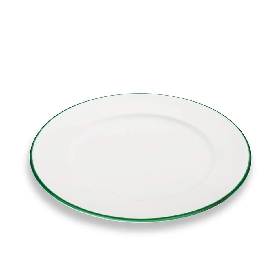 gmundner-keramik-speiseteller-gourmet-29-cm-gr-ner-rand image 1