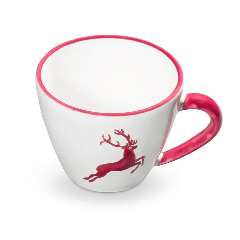 gmundner-keramik-bordeauxroter-hirsch-cappuccino-tasse-gourmet-0-16-liter image 1