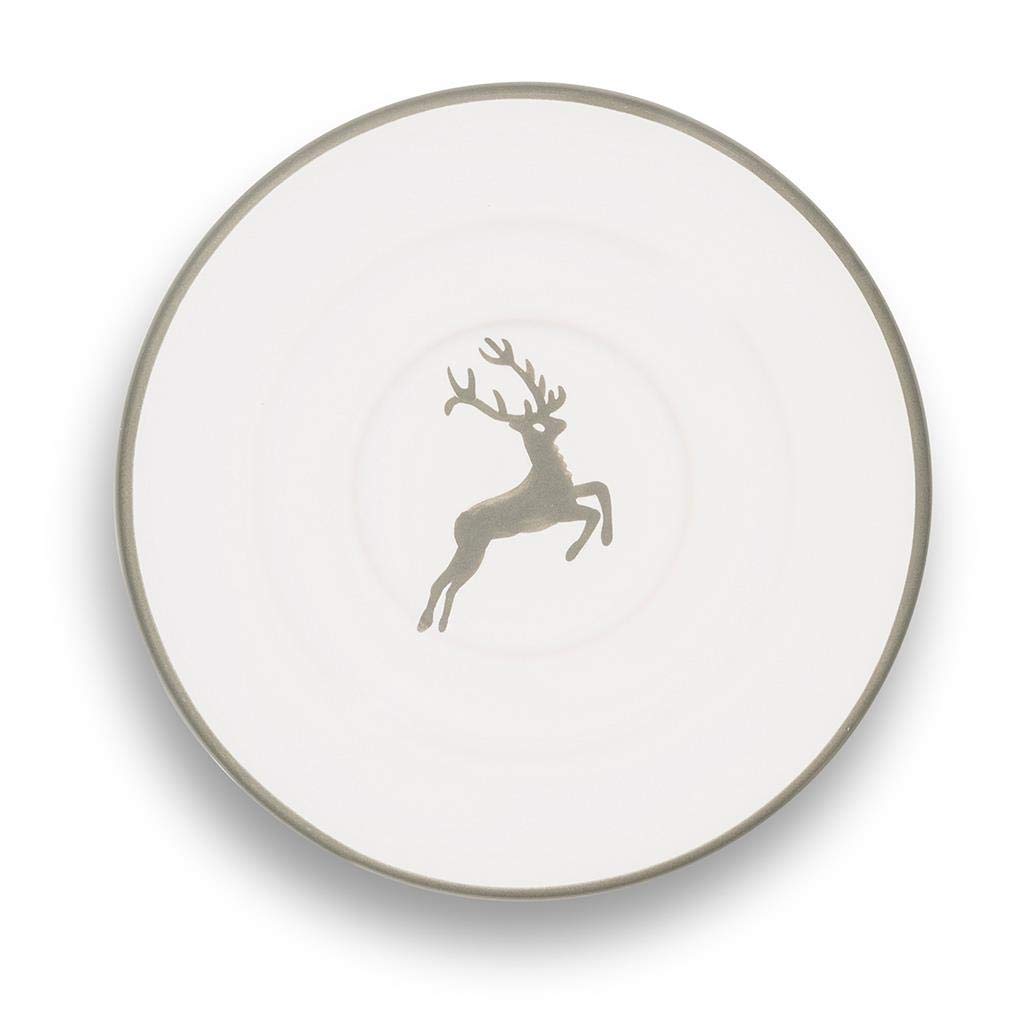 gmundner-keramik-unterteller-espresso-gourmet-11-cm-grauer-hirsch image 2
