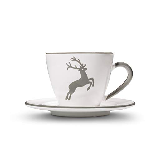 gmundner-keramik-grauer-hirsch-kaffeetasse-gourmet-mit-untertasse-set image 4