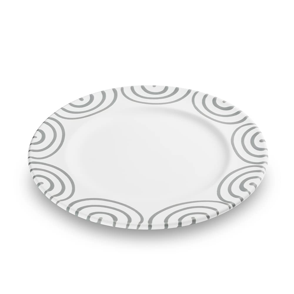 gmundner-keramik-dessertteller-gourmet-graugeflammt-22-cm image 1