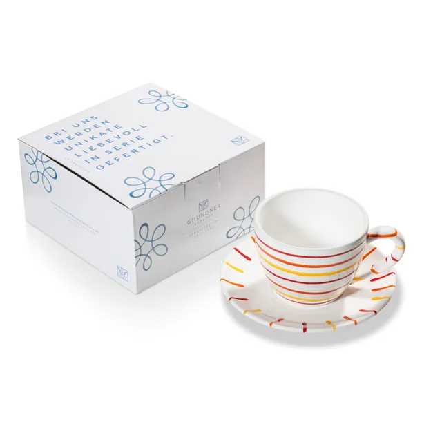 gmundner-keramik-landlust-teetasse-maxima-mit-unterteller image 1