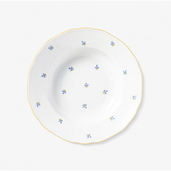 augarten-suppenteller-mozart-21-cm-porzellan-mit-kornblumendekor image 1