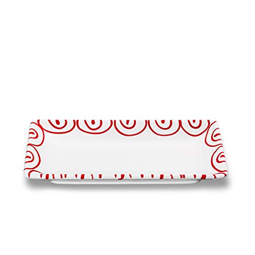 gmundner-keramik-snackschale-22-x-11-x-2-7-cm-rotgeflammt image 3