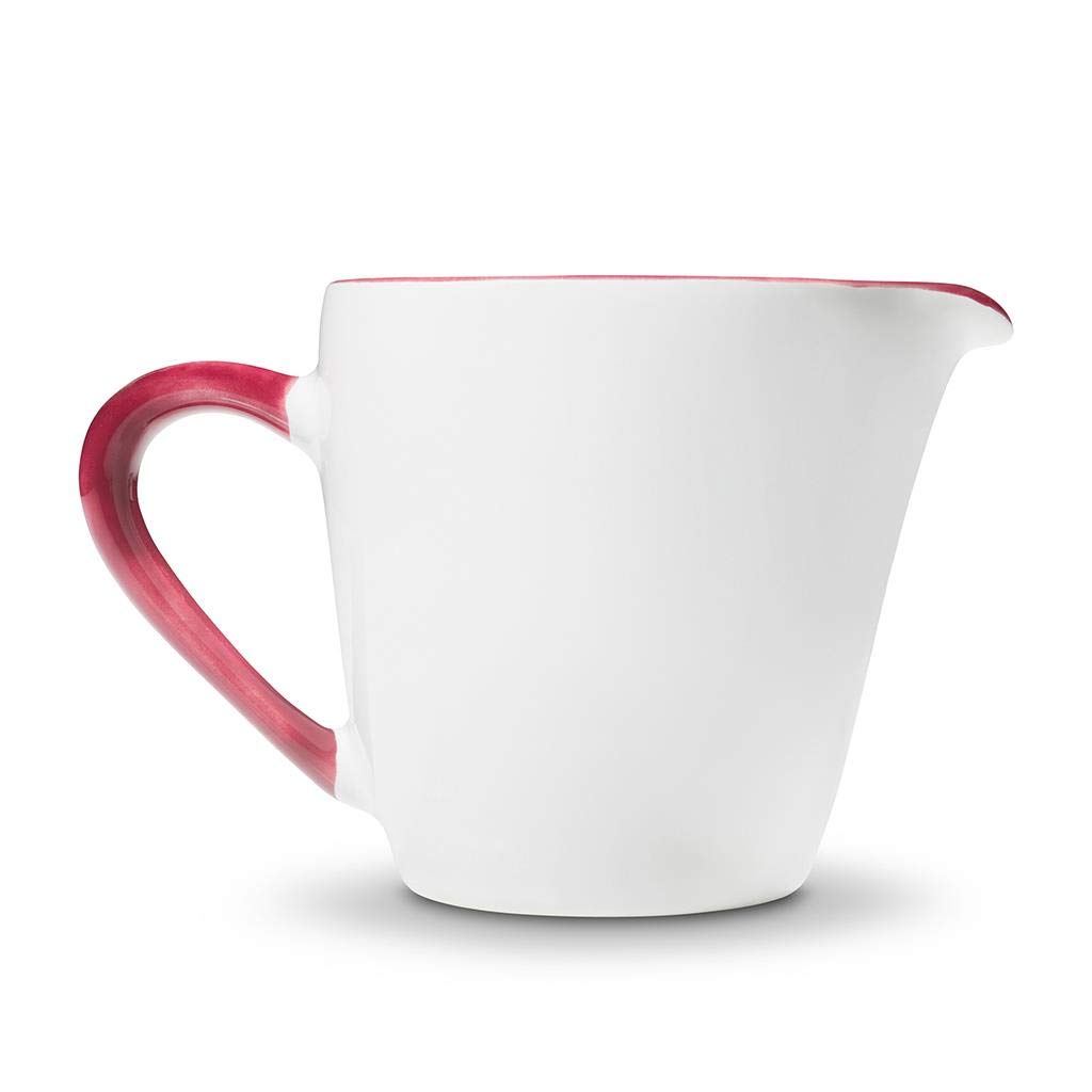 gmundner-keramik-milchgie-er-gourmet-0-2-liter-dekor-bordeauxroter-hirsch-handge image 3