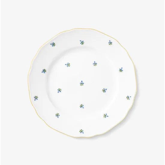 augarten-dessertteller-mozart-20-cm-wiener-porzellan-mit-kornblumendekor image 1