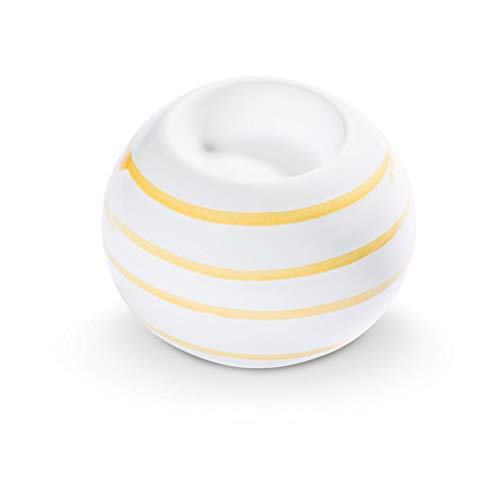 gmundner-keramik-gelbgeflammt-kugel-leuchter-f-r-1-teelicht-8-5-cm image 4