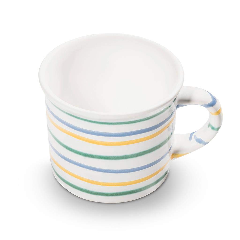 gmundner-keramik-kaffeeh-ferl-glatt-0-24-liter-buntgeflammt image 1