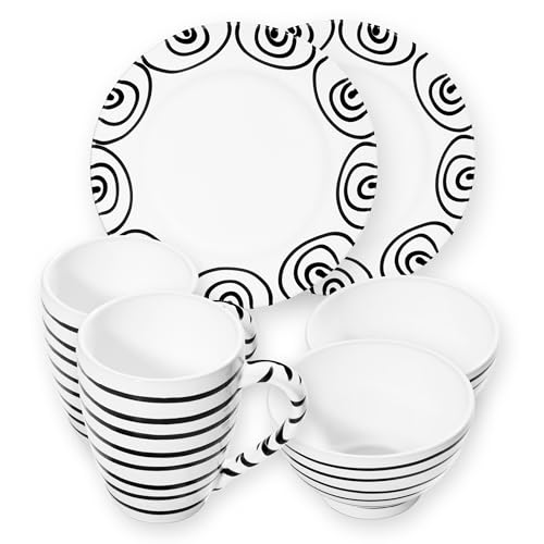 gmundner-keramik-h-ttenfr-hst-ck-gourmet-f-r-2-geschirrset-6-teilig-schwarzgefla image 2
