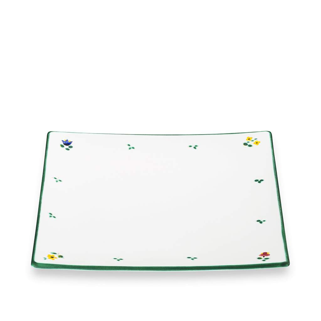 gmundner-keramik-speiseteller-streublumen-26-cm-handgemacht-in-sterreich image 1