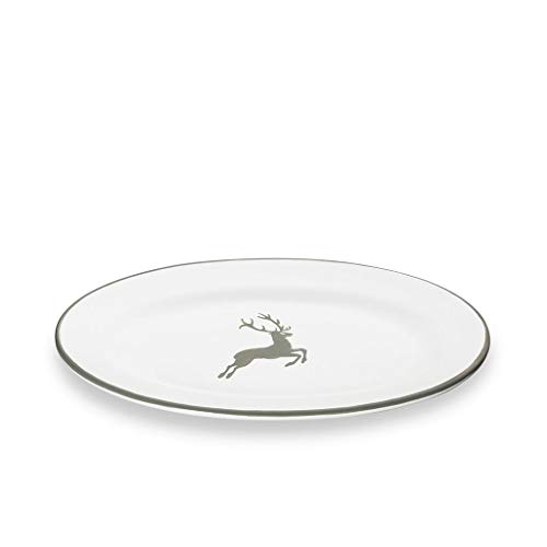 gmundner-keramik-grauer-hirsch-platte-oval-gourmet-21-x-14-cm image 3
