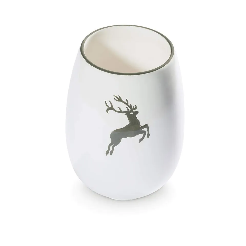 gmundner-keramik-vase-15-cm-grauer-hirsch-3cb7-keramikvase-handgemacht-in-36ster image 1