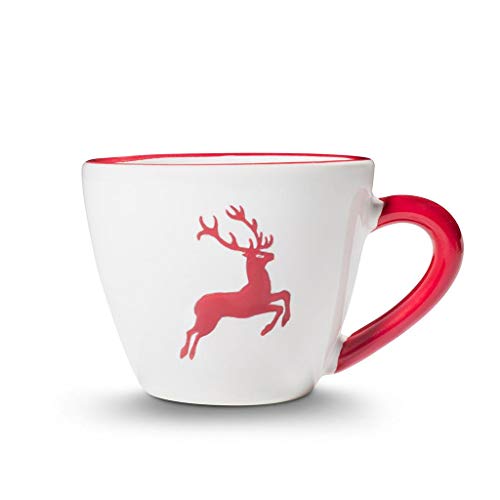 gmundner-keramik-espressotasse-gourmet-0-06-liter-rubinroter-hirsch image 5
