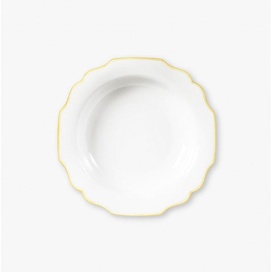 augarten-suppenteller-belvedere-mit-goldrand-21-cm-wiener-porzellan image 1