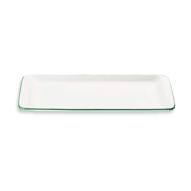 gmundner-keramik-gr-ner-rand-stollenplatte-42-x-16-cm-handgemacht-in-sterreich image 1