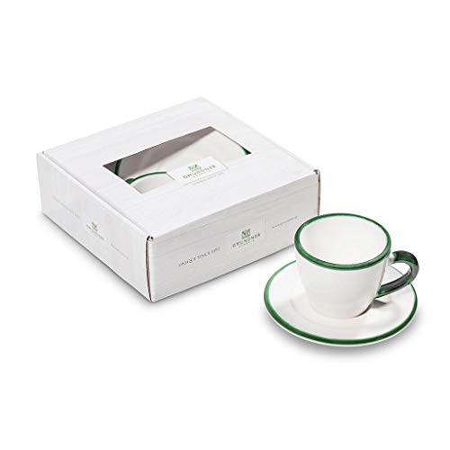 gmundner-keramik-espresso-for-you-gourmet-geschirrset-gr-ner-rand image 3
