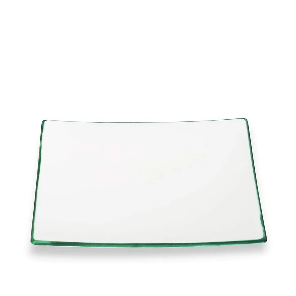 gmundner-keramik-dessertteller-gr-ner-rand-20-x-20-x-2-6-cm-handgemacht-in-sterr image 1