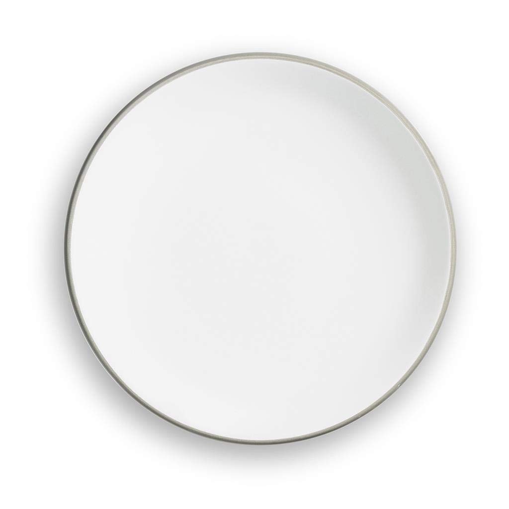 gmundner-keramik-dessertteller-cup-grauer-rand-20-cm-handgemacht-in-sterreich image 2