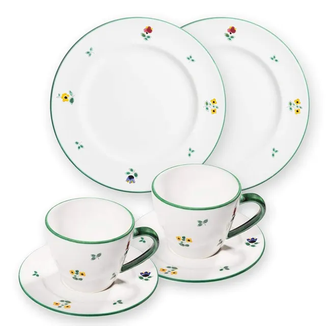 gmundner-keramik-breakfast-for-two-gourmet-geschirrset-streublume-6-teilig-2-kaf image 1