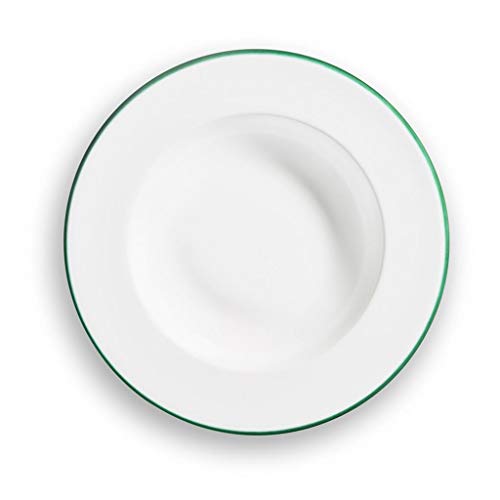 gmundner-keramik-suppenteller-gourmet-24-cm-dekor-gr-ner-rand-handgemacht-in-ste image 5
