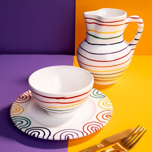 gmundner-keramik-regenbogen-dessertteller-gourmet-22-cm-handgemacht-in-sterreich image 8