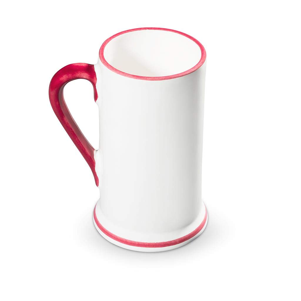 gmundner-keramik-bierkrug-0-3-liter-bordeauxroter-hirsch image 3