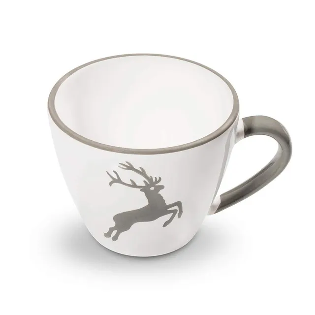 gmundner-keramik-grauer-hirsch-kaffeetasse-gourmet-0-2-liter image 1