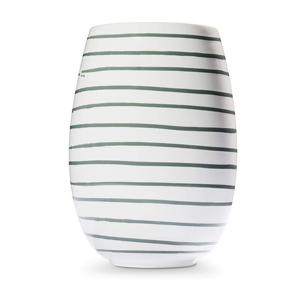gmundner-keramik-vase-21-cm-dekor-graugeflammt image 2