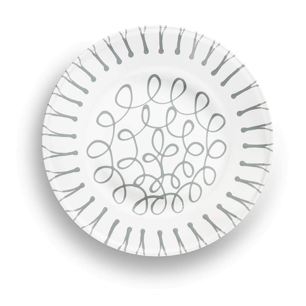 gmundner-keramik-reifsch-ssel-ohne-henkel-32-cm-graugeflammt-sch-ssel-handgemach image 2
