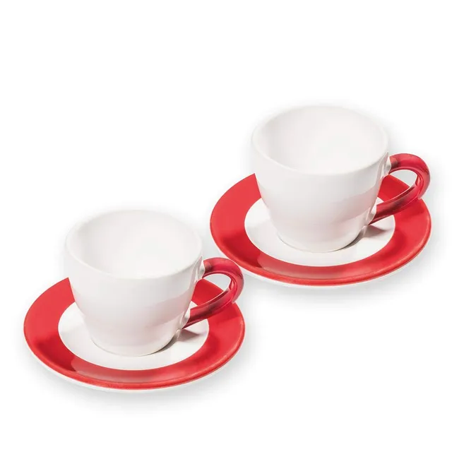 gmundner-keramik-gourmet-espresso-set-ffcr-2-variation-rubinrot-d3-2-espressotas image 1