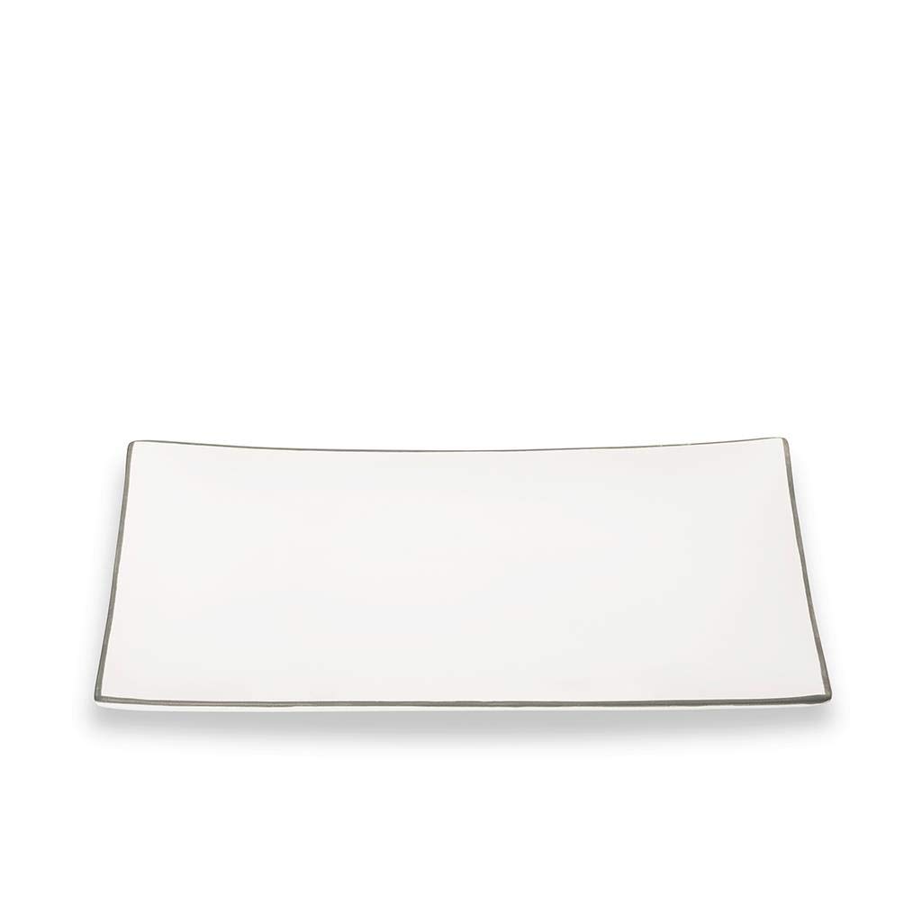 gmundner-keramik-platte-rechteckig-grauer-rand-30-x-20-cm image 1