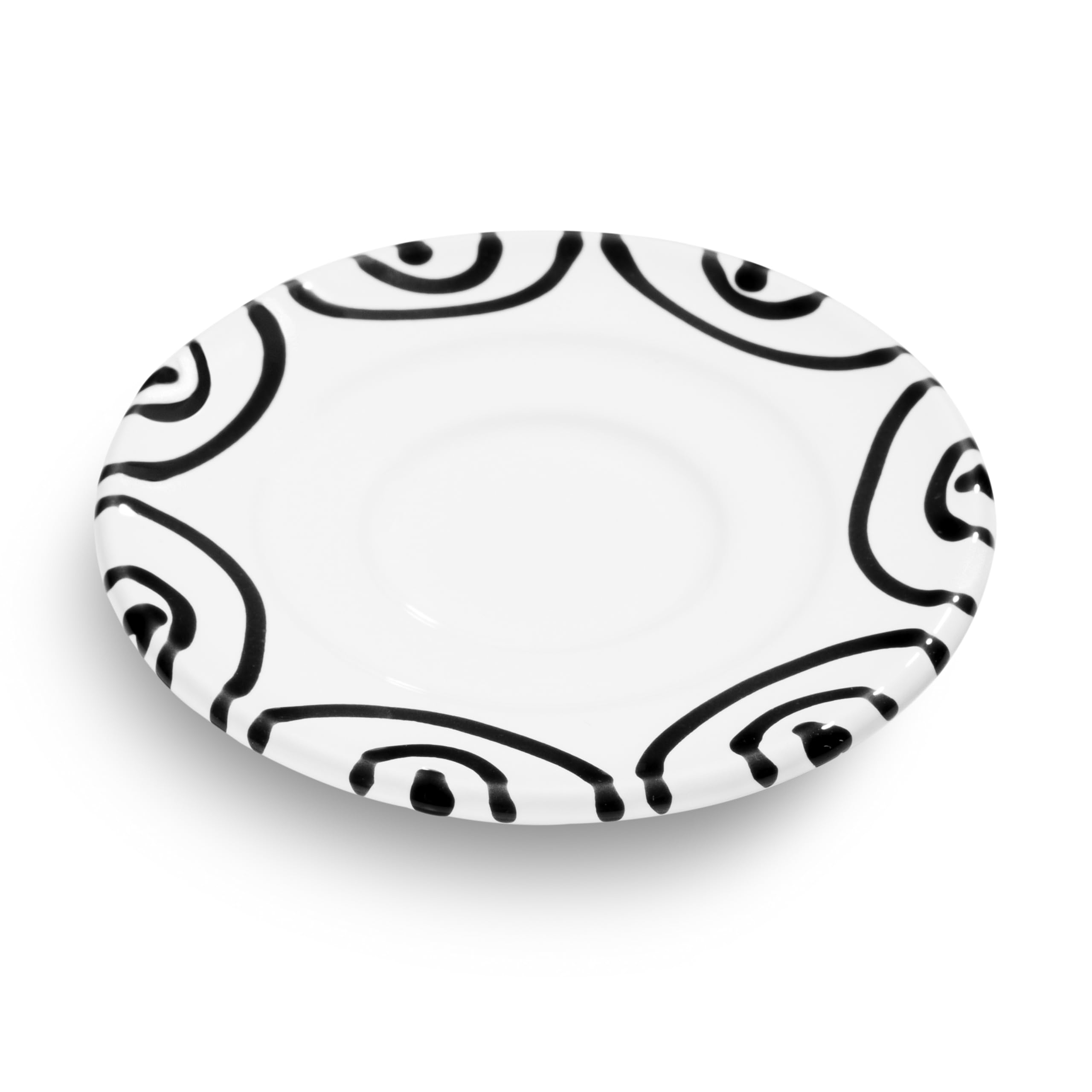 gmundner-keramik-schwarzgeflammt-unterteller-espresso-11-cm-93-handgemacht-in-92 image 1