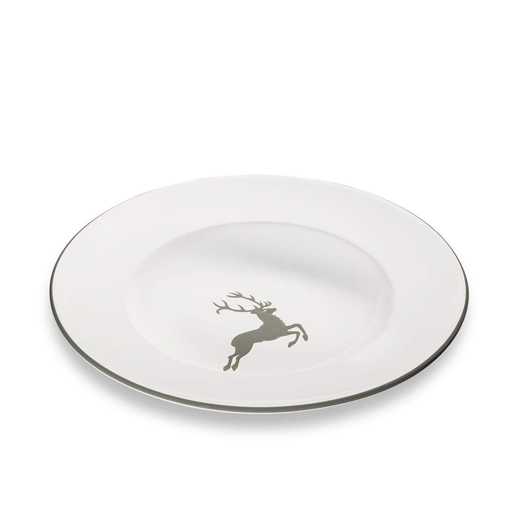 gmundner-keramik-pastateller-gourmet-29-cm-grauer-hirsch image 1