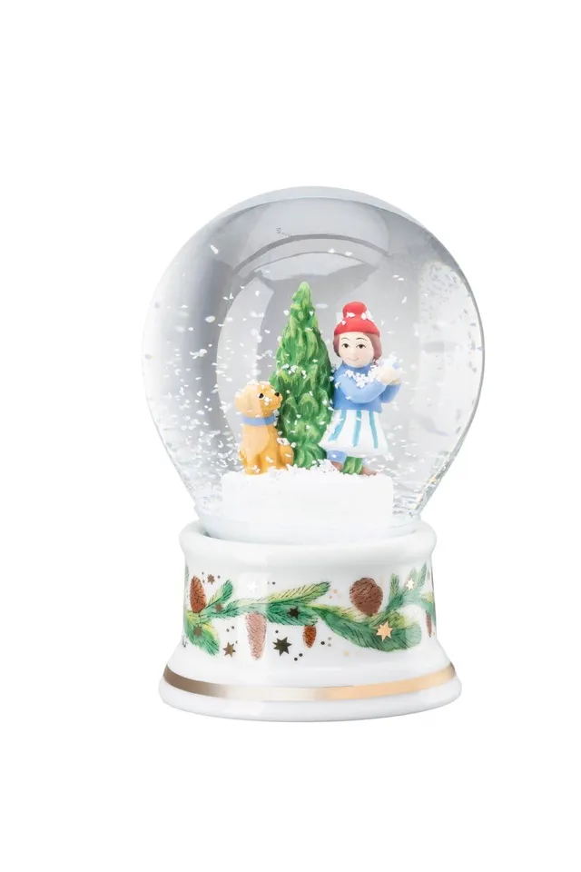 hutschenreuther-sammelkollektion-2025-weihnachtsspiele-schneekugel-12-cm image 1