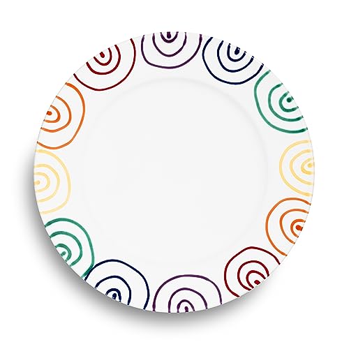 gmundner-keramik-speiseteller-gourmet-29-cm-regenbogen image 4