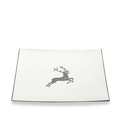 gmundner-keramik-platzteller-eckig-31-x-31-cm-grauer-hirsch image 8