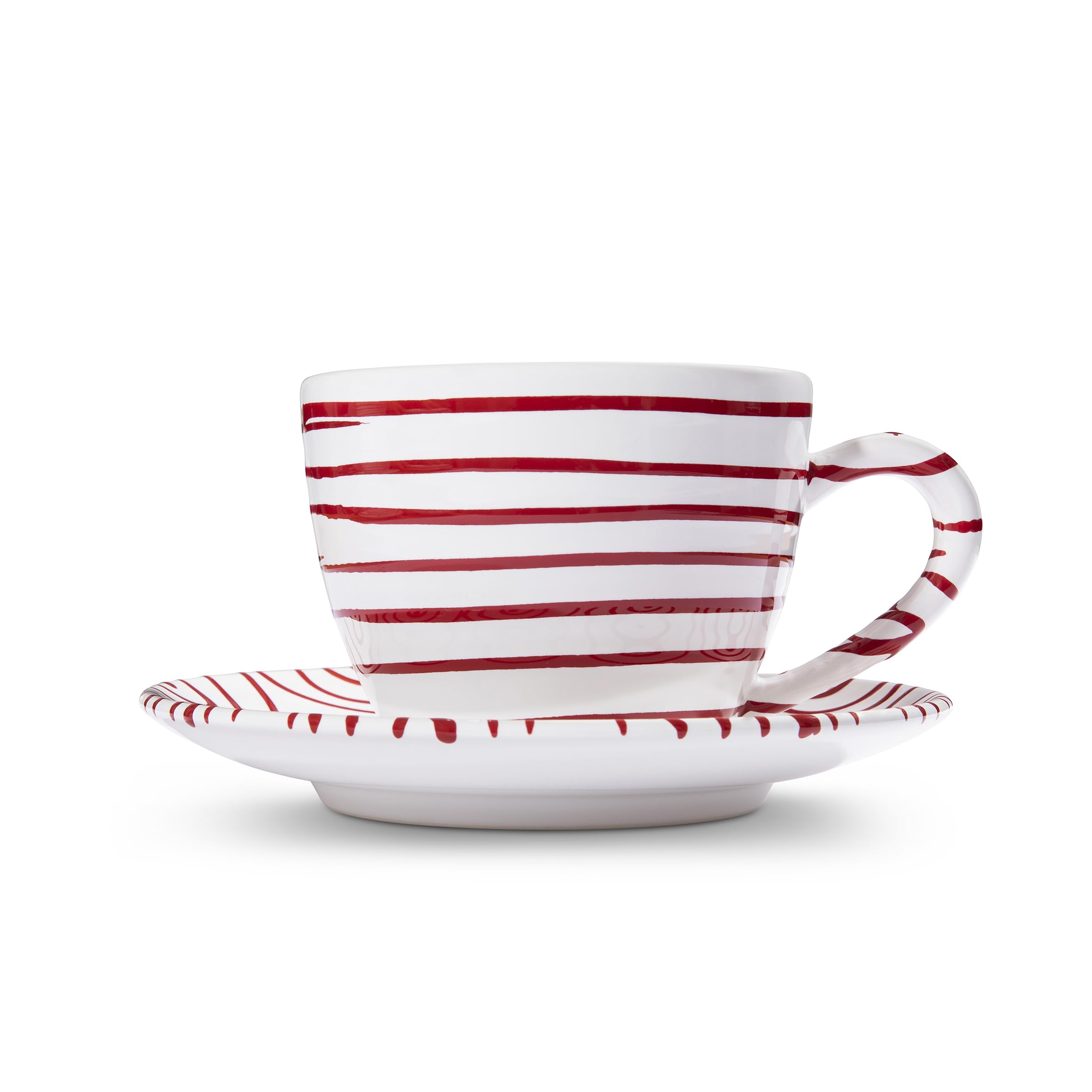 gmundner-keramik-rotgeflammt-teetasse-maxima-mit-unterteller-handgemacht-in-ster image 3