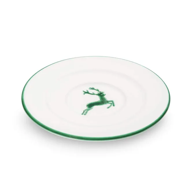 gmundner-keramik-unterteller-kaffee-gourmet-16-cm-gr-ner-hirsch-handgemacht-in-s image 1