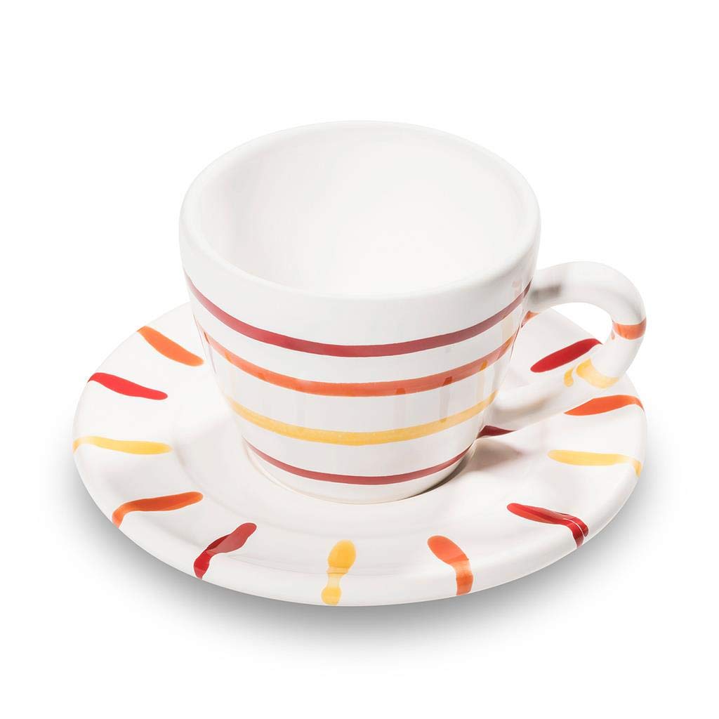 gmundner-keramik-landlust-espresso-for-you-gourmet-geschirrset-tasse-unterteller image 2