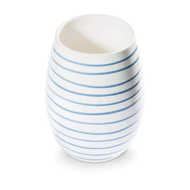 gmundner-keramik-blaugeflammt-vase-21-cm image 1