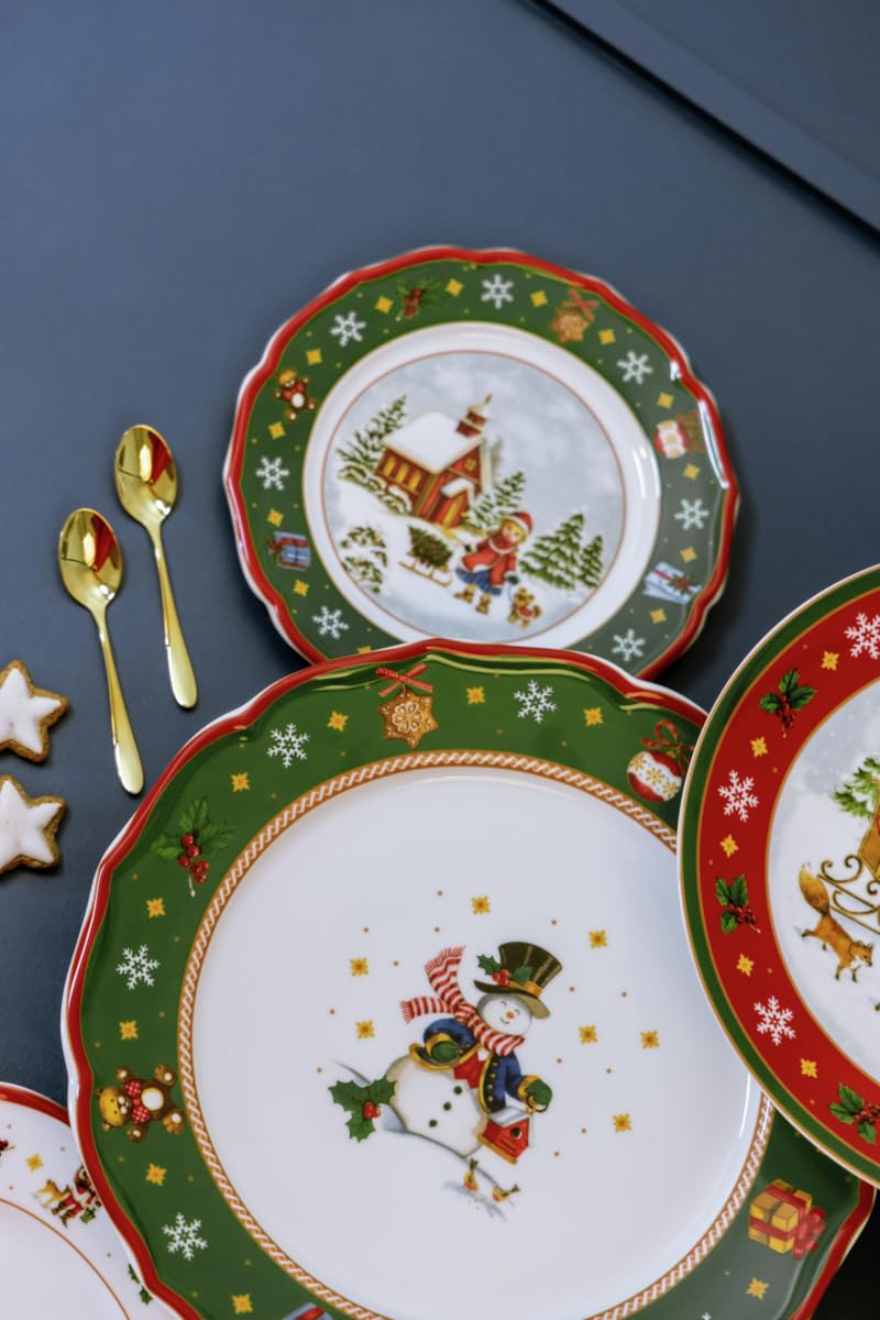 hutschenreuther-happy-wintertime-weihnachts-set-4-teilig-2-tassen-2-teller-porze image 2
