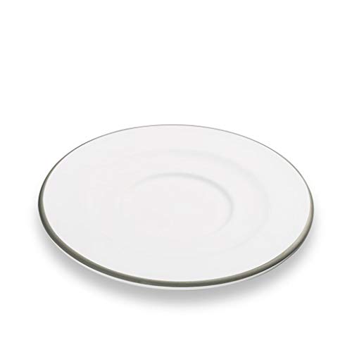 gmundner-keramik-unterteller-cappuccino-gourmet-grauer-rand-14-cm-durchmesser-ha image 3
