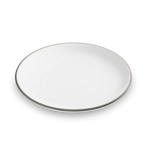 gmundner-keramik-dessertteller-cup-grauer-rand-20-cm-handgemacht-in-sterreich image 3