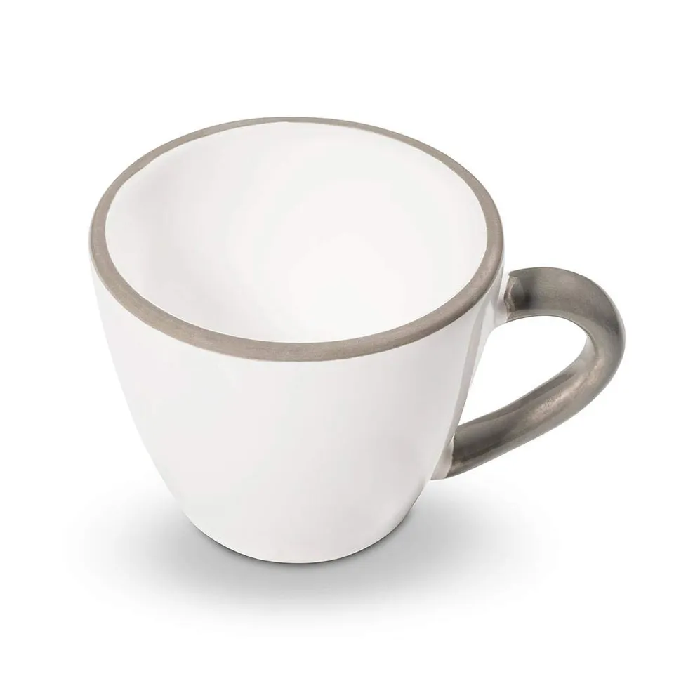 gmundner-keramik-espressotasse-gourmet-0-06-liter-grauer-rand-handgemacht-in-ste image 1