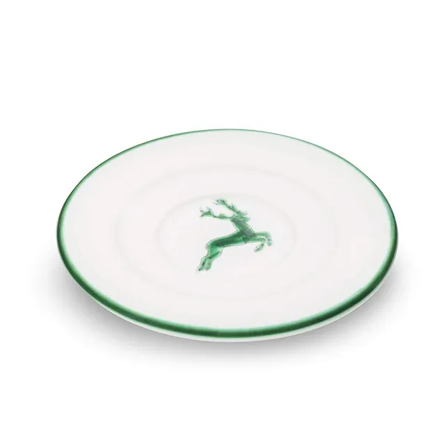 gmundner-keramik-unterteller-espresso-gourmet-11-cm-gr-ner-hirsch image 1